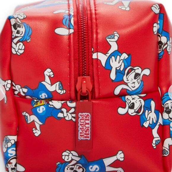 Revolution Beauty X Jake Jamie Slushie Collection Makeup Bag- Red & Blue - Picture 3 of 5